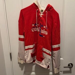 CCM Red and White Men's Sweater